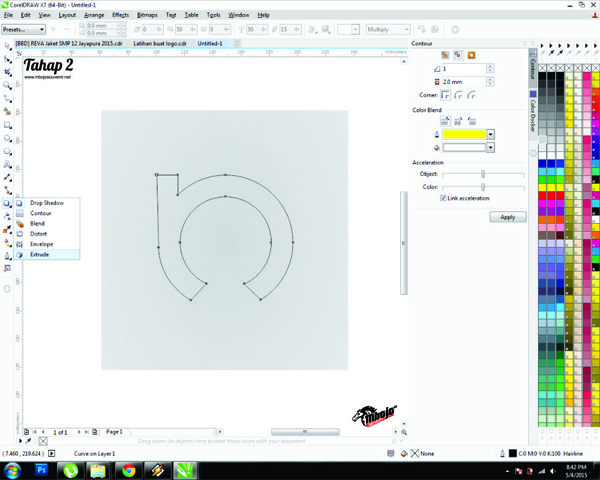 Cara mengoperasikan corel draw