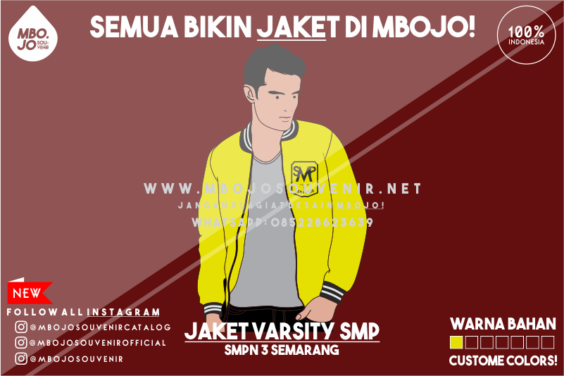 Desain Jaket Kelas SMP Negeri 3 Semarang